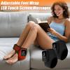 1/2 шт. Электрический массажер для ног с умным таймером, облегчение боли при ахилловом тендините, согревающая накладка для лодыжки, обертывание, беспроводной нагреваемый вибрирующий бандаж для стопы и лодыжки