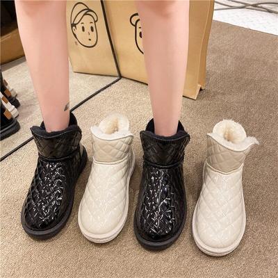 Женские зимние ботинки Теплые зимние плюшевые ботинки Женская зимняя повседневная обувь Женские ботильоны Туфли на платформе