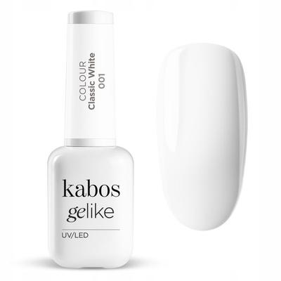 Лак для ногтей - Kabos Gelike 001 - Белый - Гибридный - 8 мл