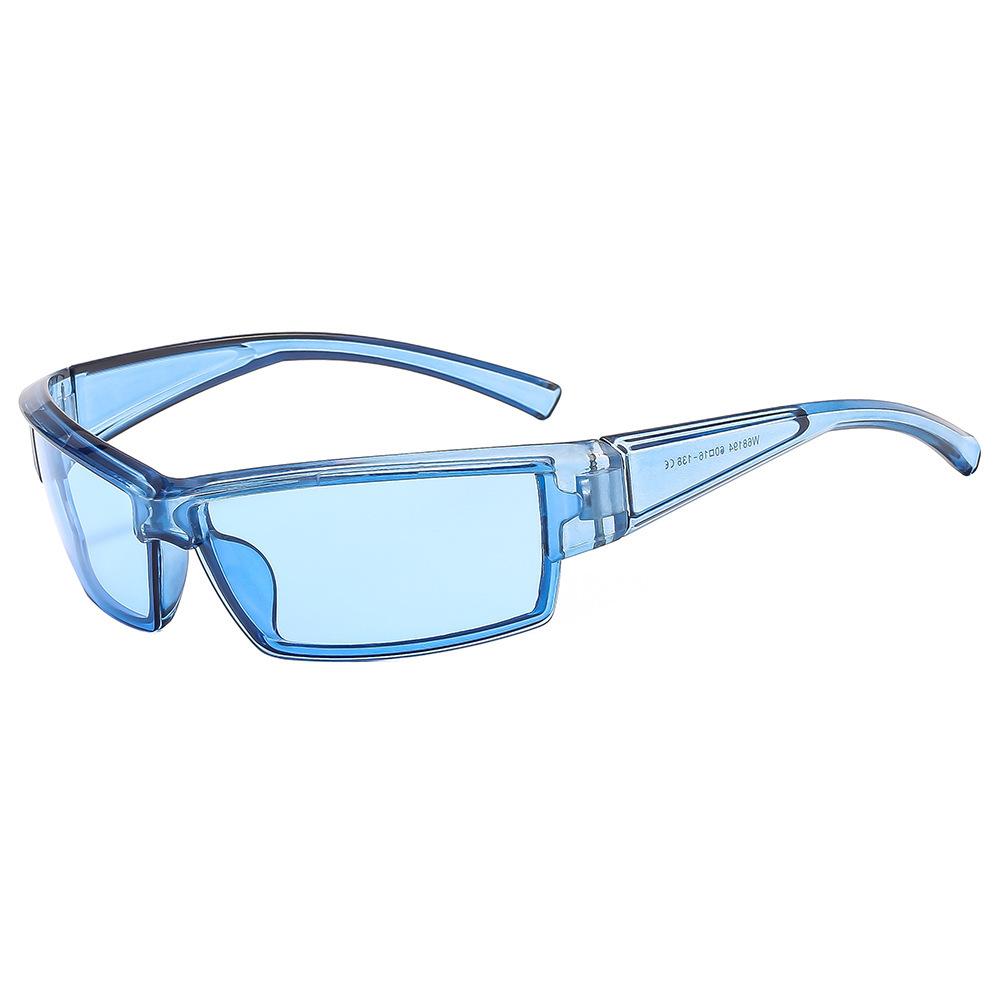 New Y2K Future Technology Sunglasses Cool Punk Style Hip Hop Glasses Men's Women's Personalized Concave Shaped