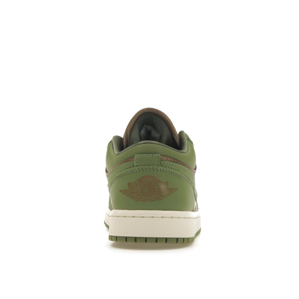 Air Jordan 1 Low SE Olive Brown Kelp Женские кроссовки Green Sky-J-Light-Olive Sail FB9893-300