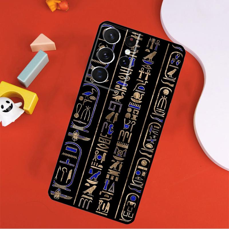 Египет Египетский Фараон Чехол для Телефона Для Samsung Galaxy S25 Ultra S9 S10 S20 FE S21 S22 S23 S24 Plus S24 Ultra Чехол