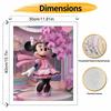 Disney Minnie Mouse Orchid Paint By Number Kit Drawing Canvas DIY Picture Home Decor Disney Art Craft Gift Wall Painting Decor Set