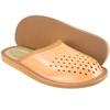 Covered, perforated and light men's slippers, men's house slippers 43