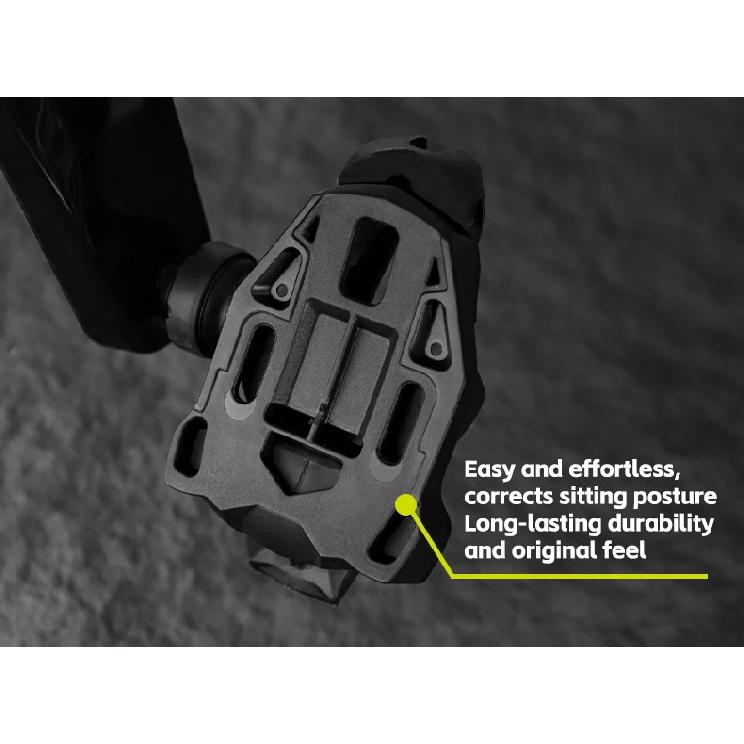 RRSKIT Road Bike Pedal Cleats Set Anti-Skid Plastic Cycling Pedals For Time IClic XPro XPresso Road Bike Cleat Lock