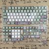 MAIMOOO Korean Keycaps Retro Cherry Morandi Green Pbt Custom Aula Ajazz Hangul Retro Keyboard Keycaps