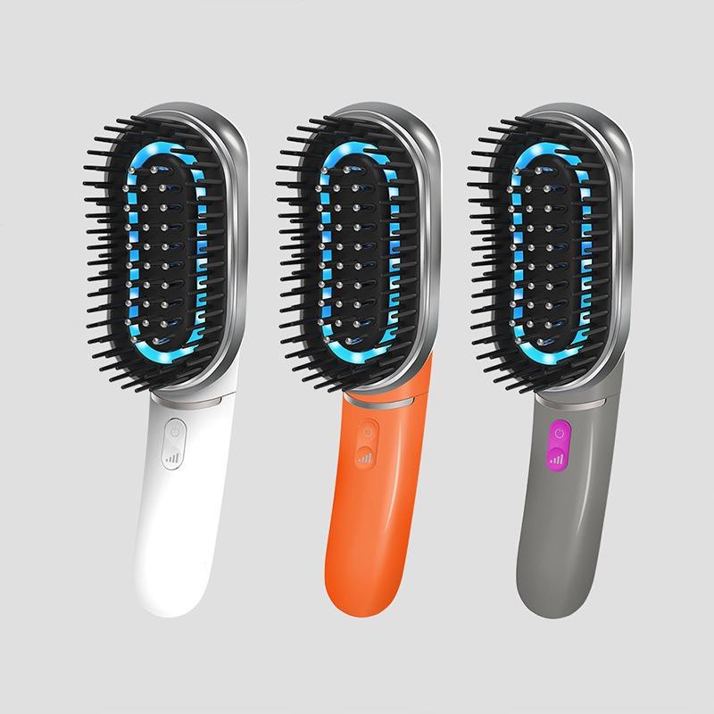 Low Energy Laser Hair Growth Instrument Micro Current Red Blue Light Electric Scalp Massage Comb EMS Negative Ion Hair Comb Low Energy Laser Hair