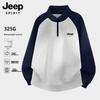Мужская толстовка JEEP SPIRIT 2026 с молнией до середины и воротником-стойкой