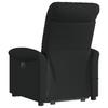Electric Recliner Chair with Lift Function Black Fabric