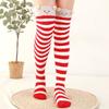 Autumn/Winter Women's Cute Thick Coral Fleece Over-the-Knee Floor Socks with Knee Pads