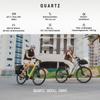 Electric Bike DERUIZ Quartz 28'' 250w Motor City Ebike - 48V 13.4Ah Battery Up to 161km Range, Hydraulic Brakes, Torque Sensor, 8 Speed, White