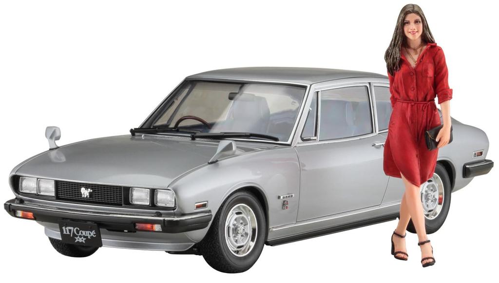 Hasegawa Isuzu 117 Coupe Late Model Beauty Girls Фигурка Пластиковая Модель SP604 1/24 (ХЕ) с прохладным