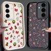 Чехол для телефона Samsung Galaxy S25 S24 S23 S22 S21 S20 FE Ultra Plus Note 20 с рождественской тематикой и изображением трости S25FE, противоударный чехол