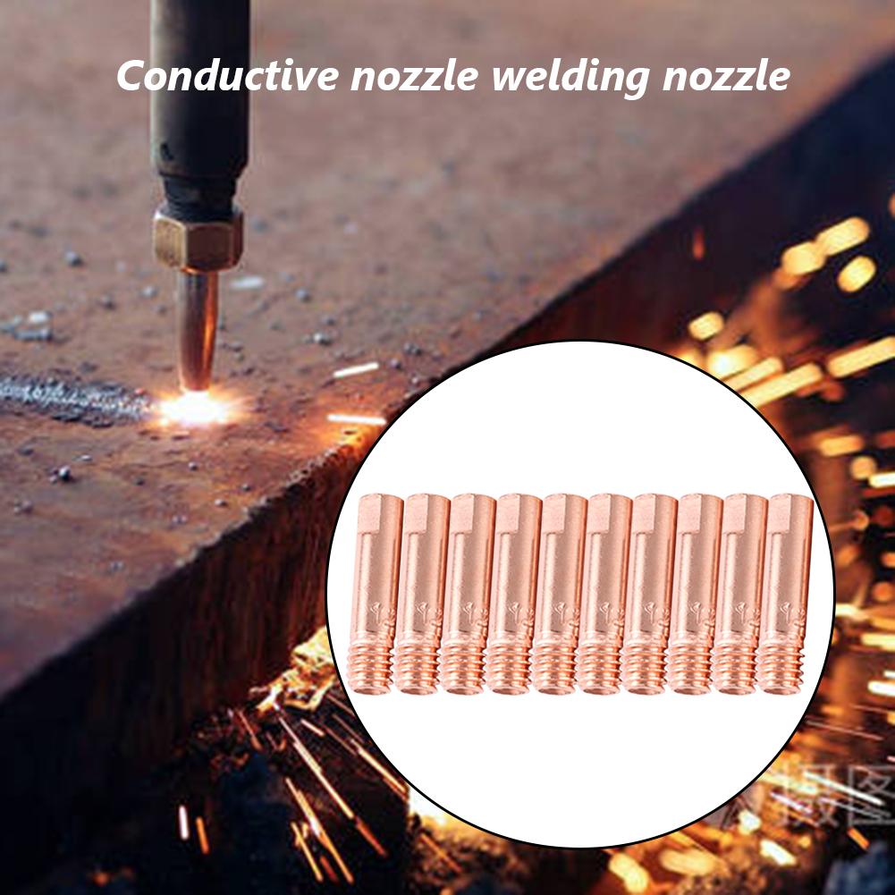 60 шт. 0,8/1/1,2 мм Газовое сопло MIG/MAG Сварочное сопло Контактные наконечники Газовый рассеиватель Соединитель Держатель Проводящее сопло Паяльные инструменты