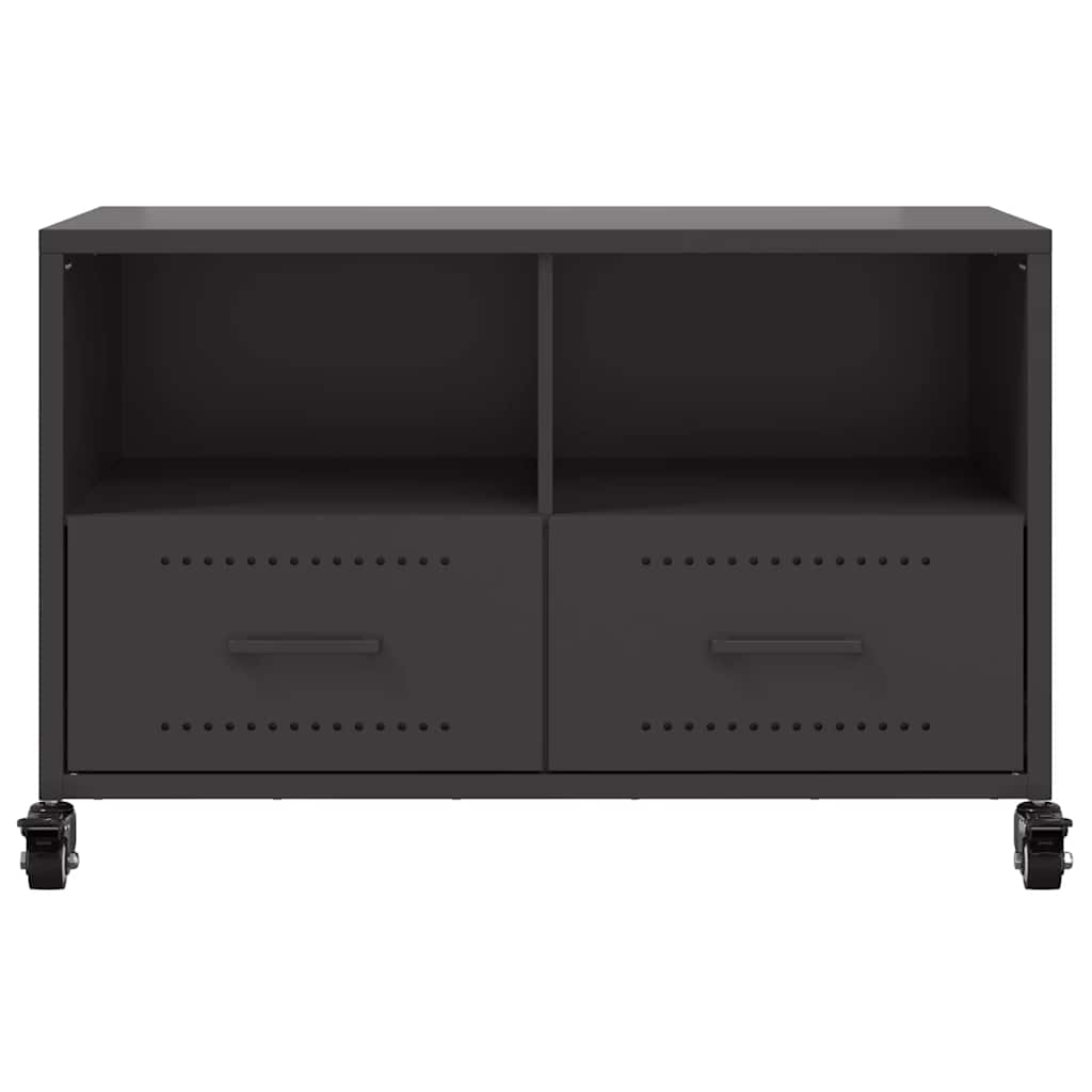 TV Cabinet Black 68 x 39 x 43.5 cm Steel