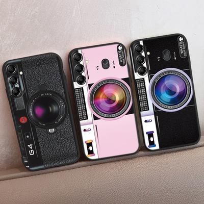 Чехол для телефона с забавным рисунком камеры для Samsung S24 S23 Ultra Plus A55 A54 A35 A34 A25 A24 A23 A15 A14 4G 5G для Samsung A54 противоударный чехол-бампер