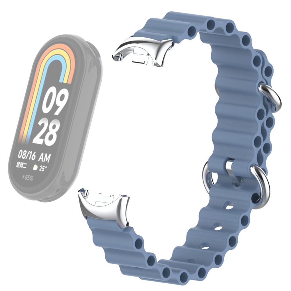 For Xiaomi Smart Band 9 NFC/9/8 NFC/8 Ocean Band Adjustable Loop Sport Watch Strap with Connector