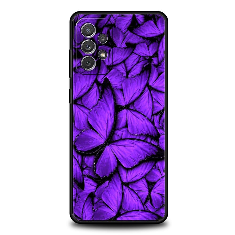 Бесконечность на Фиолетовом Чехле Для Samsung Galaxy A13 A51 A71 A41 A31 A21S A11 A01 A03S A12 A32 A52 A22 A23 A33 A53 A73 5G