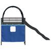 Kids Bunk Bed Black and Blue 80 x 200 cm Metal