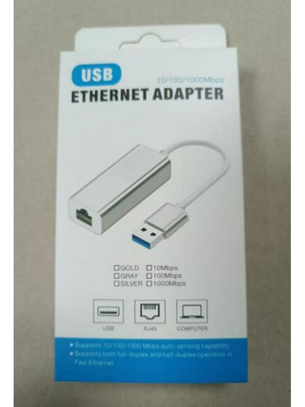 Адаптер USB-C к RJ45 Gigabit Ethernet со светодиодным индикатором
