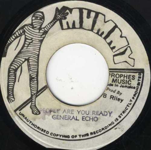 7-дюймовая пластинка GENERAL ECHO THE MERCENARIES People Are You Ready NONE Mummy 1980 Ямайка Регги Ска Даб Б/у
