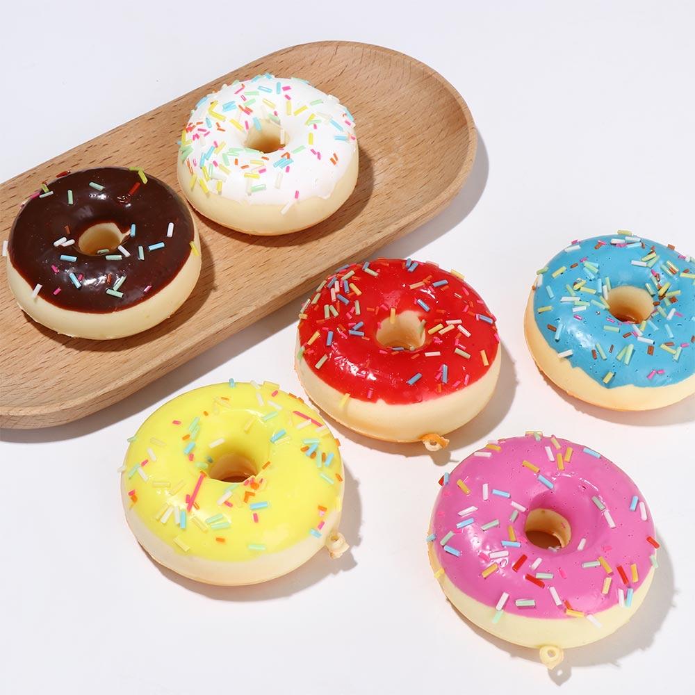 Donut 6.2cm/2.4in Model Food Simulation Donuts Simulation Cake Squeeze Toy Donut Cone Toy