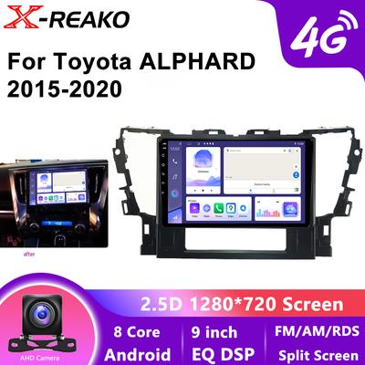 Android 12 для Toyota Alphard 2015 - 2020 Автомобильный Радио Мультимедиа Видео Плеер GPS Навигация Carplay Головное устройство WIFI 4G 8Core