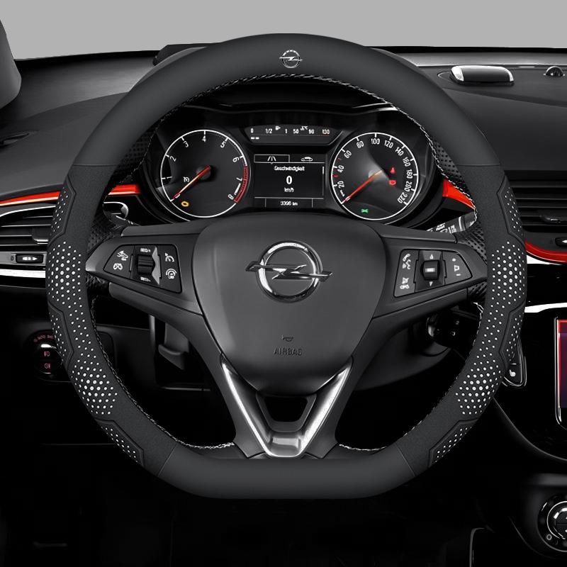 Для Opel OPCline ASTRA CORSA INSIGNIA MOKKA VECTRA GTC Tigra Карбоновое волокно Замша Кожа Автомобильный Руль Чехол Аксессуары