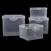 Translucent Storage Box With Lid For Jewelry Stationery Headwear Rectangular Collection Case Multipurpose Home Organizer Box