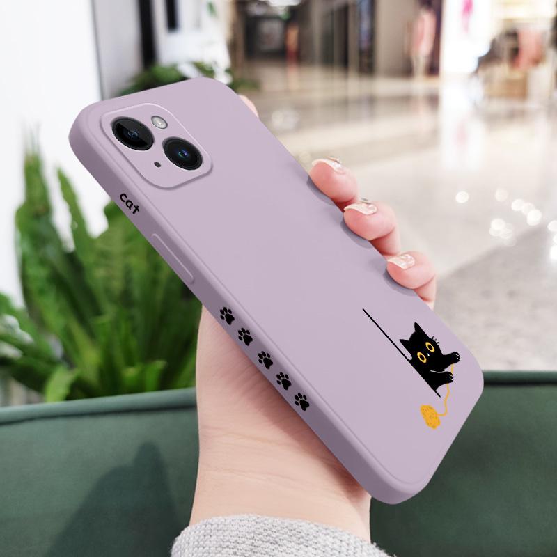 Чехол для телефона "Паникующие коты" для iPhone 17 17 Air 16 16e 15 14 13 12 11 Plus Pro Max Mini X XR XS Plus Чехол