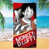 Popular Beach Towel Cartoon Animation Nautical King Bath Towel Microfiber Quick-Drying Towel