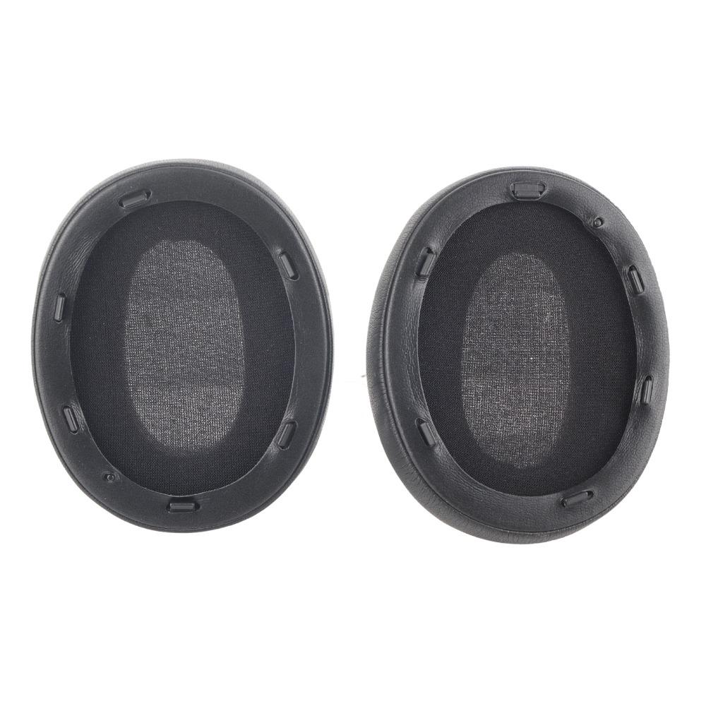 2PCS Leather Noise Isolation Ear Cushions Ear Covers for Sony WH XB910N Headphones Audio Accessories