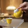 Guanlandui Hui Underglaze Floral Teapot - Single Ceramic Gongfu Tea Brewer Set
