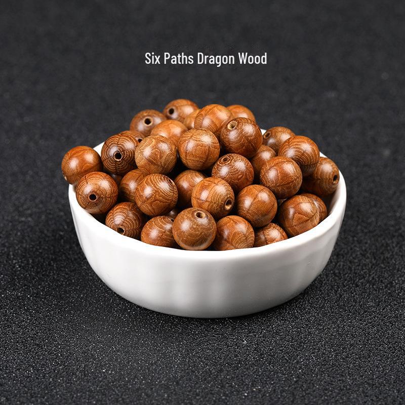 Золотые шелковые бусины из натурального зеленого сандалового дерева для самодельных украшений и буддийских аксессуаров