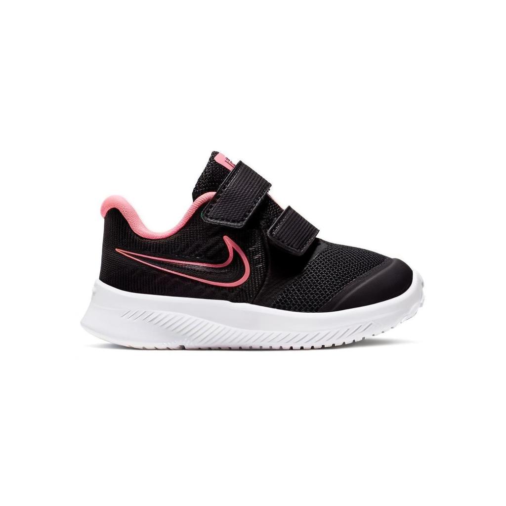 Nike Star Runner 2 Lightweight Low top Toddler Shoes Black Pink Infant And Toddler AT1803-002