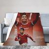 Gifts Cr7 Football Knitted Blanket  Flannel Throw Blanket Summer Air Conditioning Personalised Ultra-Soft Warm Bedspreads,