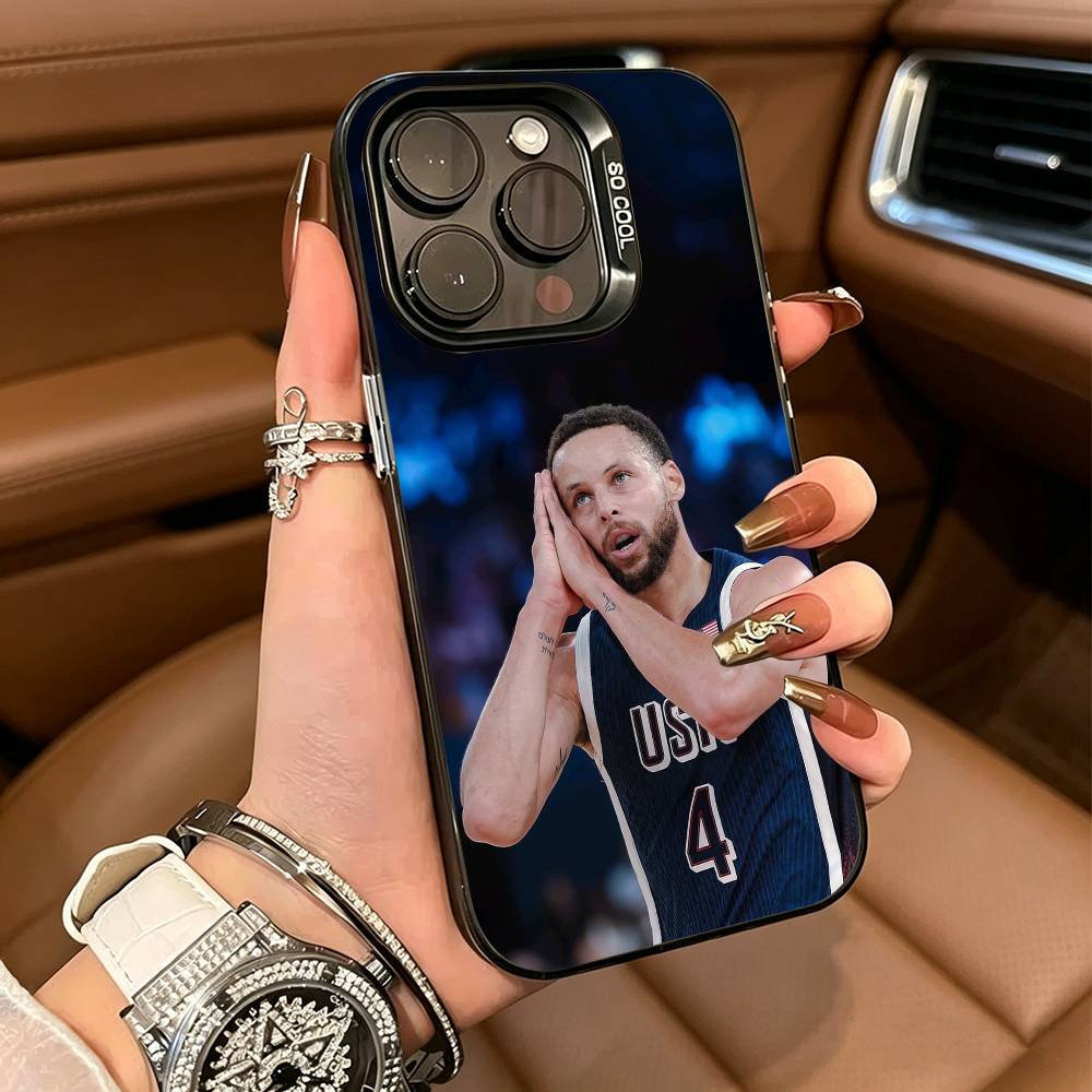 30 Stephen- C-Curry Phone Case For IPhone17 16 11 12 13 14 15 16 Pro Max Plus Cover Colored Silver Funda Bumber