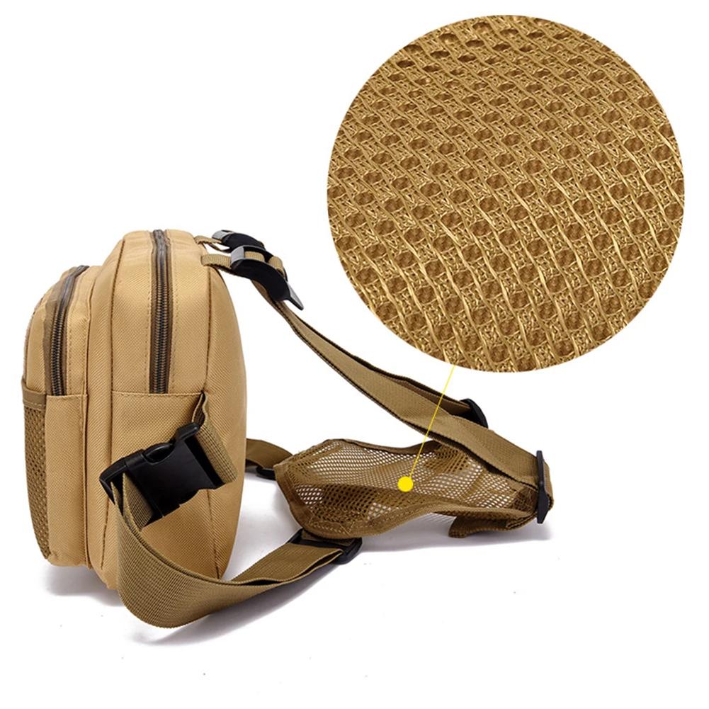 Тактическая сумка-жилет, уличная функциональная нагрудная сумка, модная портативная многофункциональная сумка с несколькими карманами, водонепроницаемая для бега, путешествий