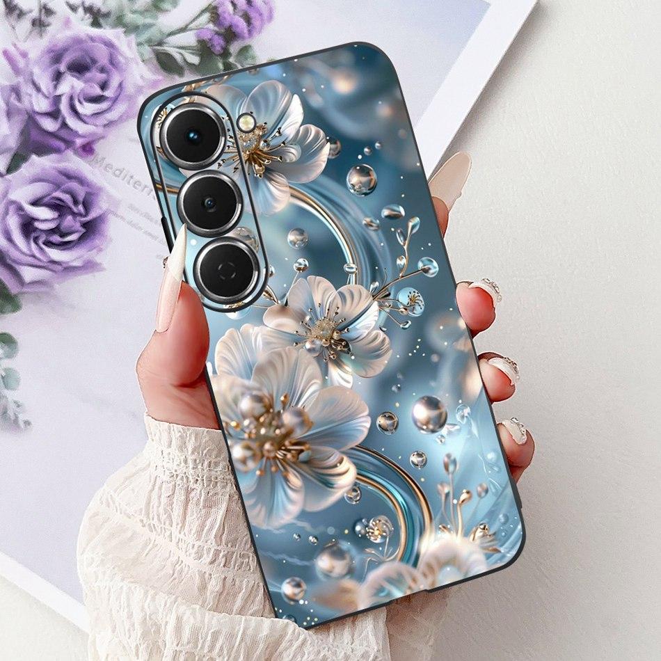 For Tecno Spark 40 Pro / 40 Pro+ Elegant Floral Butterfly Phone Case For Tecno Spark 40Pro Plus KM6 KM7 Soft Silicone TPU Cases