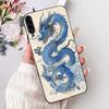 Чехол для телефона Samsung Galaxy A90 5G Чехол для Samsung A90 5G SM-A908B Элегантный Цветочный Кот Раскрашенный Черный Силиконовый Мягкий ТПУ Чехлы