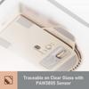 Lofree Беспроводная сенсорная мышь PBT с USB-приемником, Bluetooth, проводным подключением, перезаряжаемая, 4000 DPI, OLED-экран для Mac, Windows PC, ноутбука