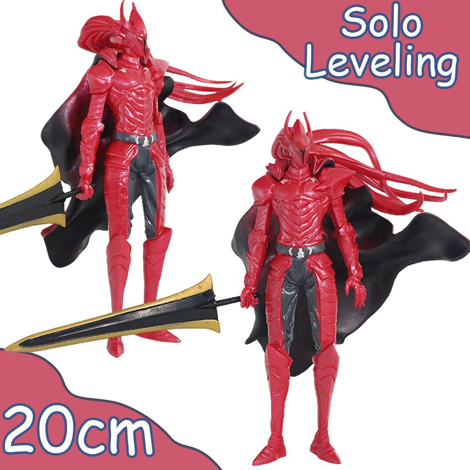 20 см Аниме Фигурка Solo Leveling Рыцарь Теневого Легиона Сон Джин-У Солдат Йегли Фигурка Действия ПВХ Коллекционная Модель Игрушки Подарок