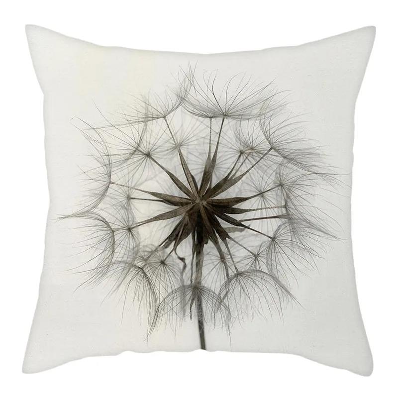 Наволочка с принтом одуванчика Гостиная Офис Дом Наволочка Автомобильные украшения