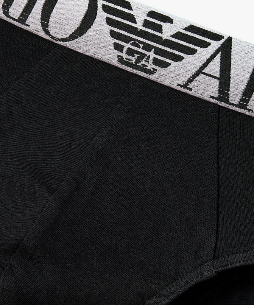 EMPORIO ARMANI UNDERWEAR Мужские Трусы с Градиентом и Большим Логотипом_Черный 0816111015