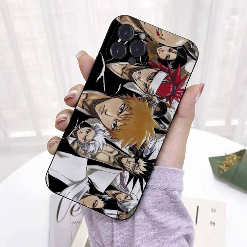 Мягкий силиконовый чехол для телефона с японским аниме «Блич» для iphone 14 13 12 11 Pro Mini XS MAX 8 7 6 Plus X 2020 XR Shell