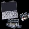Fashion Plastic 28 Slots Nail Art Tools Jewelry Beads Storage Box Case Organizer