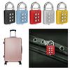 Travel Dormitory Cabinet  Lock 6 Digit Button Password Lock Luggage Padlock Backpack Zipper Lock
