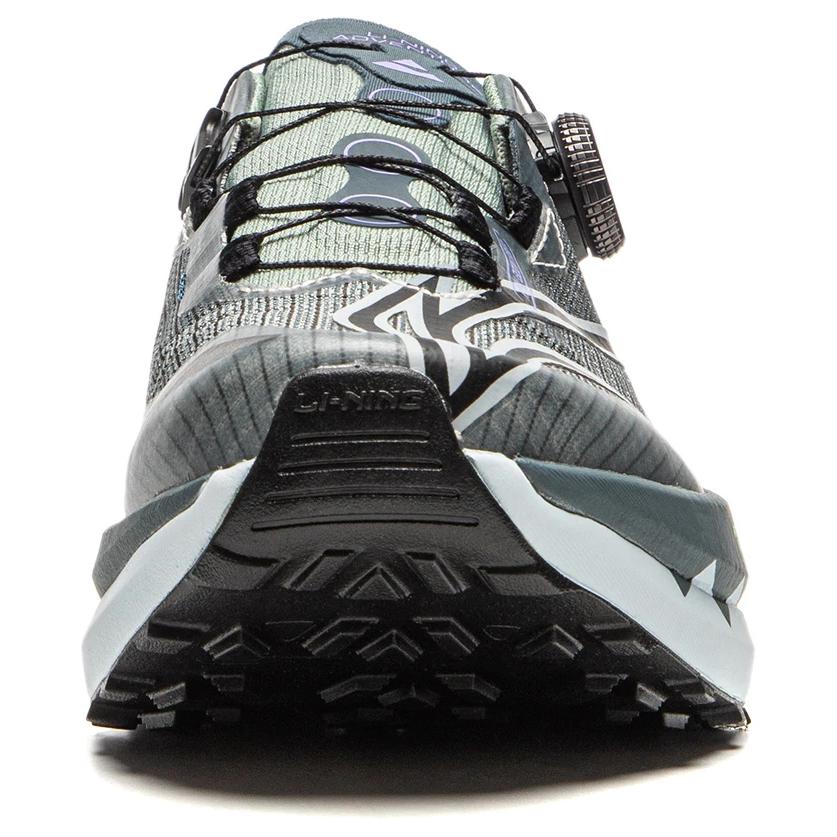 Кроссовки мужские Li Ning Lu Pro V2 серо-зеленые ARNU007-2