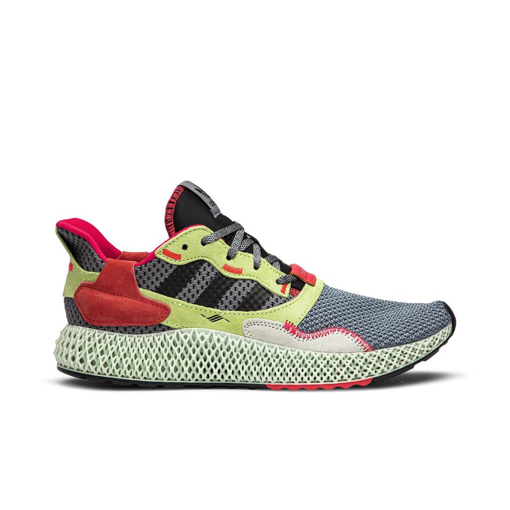 adidas ZX 4000 Futurecraft 4D 'Grey Yellow' (Unisex) Grey Three / Core Black / Hi Res Yellow Casual Shoes BD7927