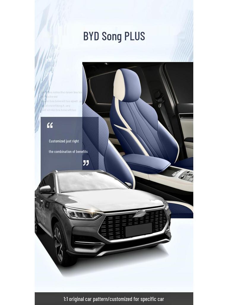BYD Song Plus Custom Five-Seat Full Surround Car Seat Cover